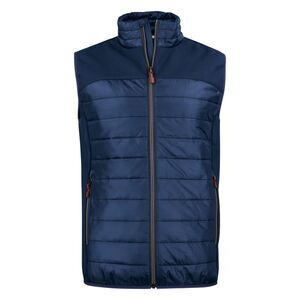 Printer Mens Expedition Vest / Dark Navy